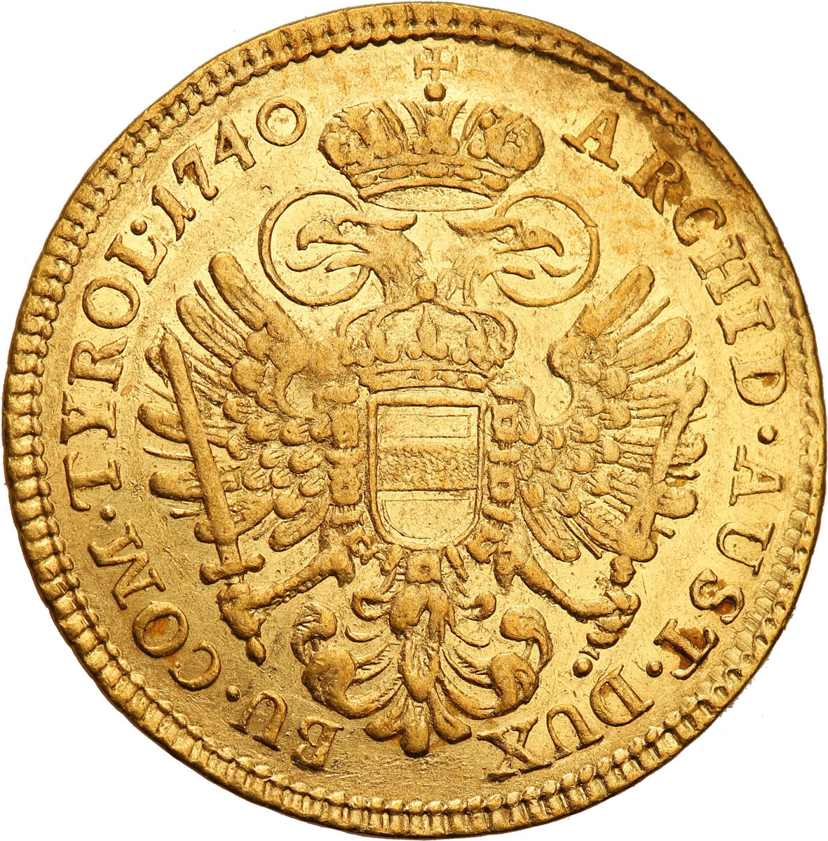Austria. Karol VI (1711-1740). Dukat 1740, Wiedeń